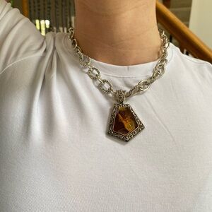 Necklace and earrings